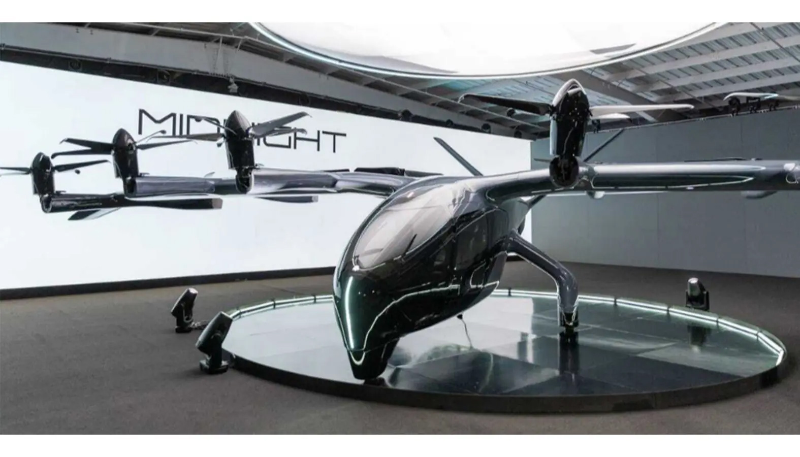 空飛ぶクルマ“Midnight” 実機サイズ・モデル機体展示について