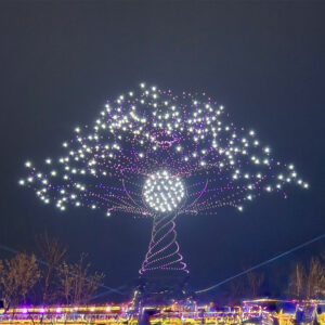 大阪・関西万博のドローンショーを企画・運営するレッドクリフが七夕特別演出「Flash Wish Tree」を2025年7月7日より実施