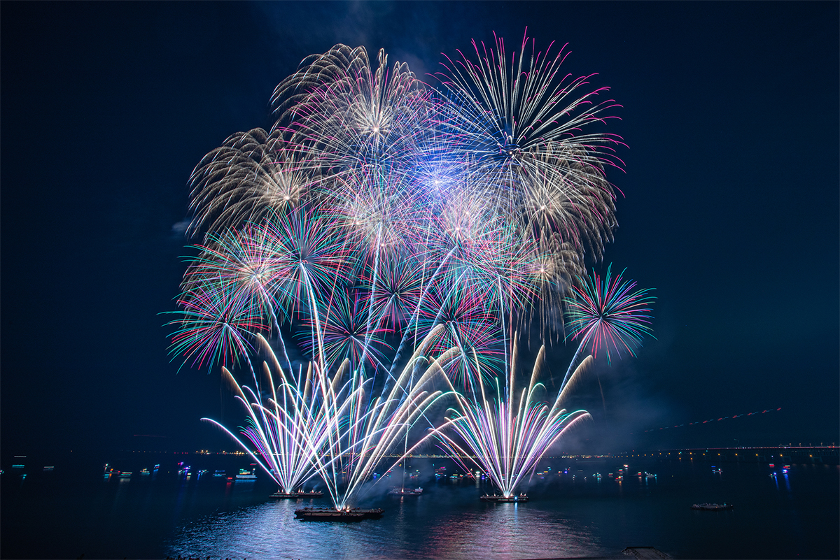 『大阪芸術花火2025』花火の画像