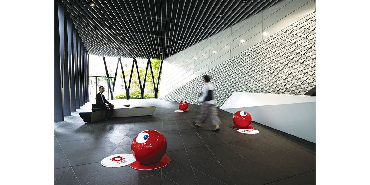 『EXPO2025 公式ロゴ イメージ 3Dモニュメント CELL ART』