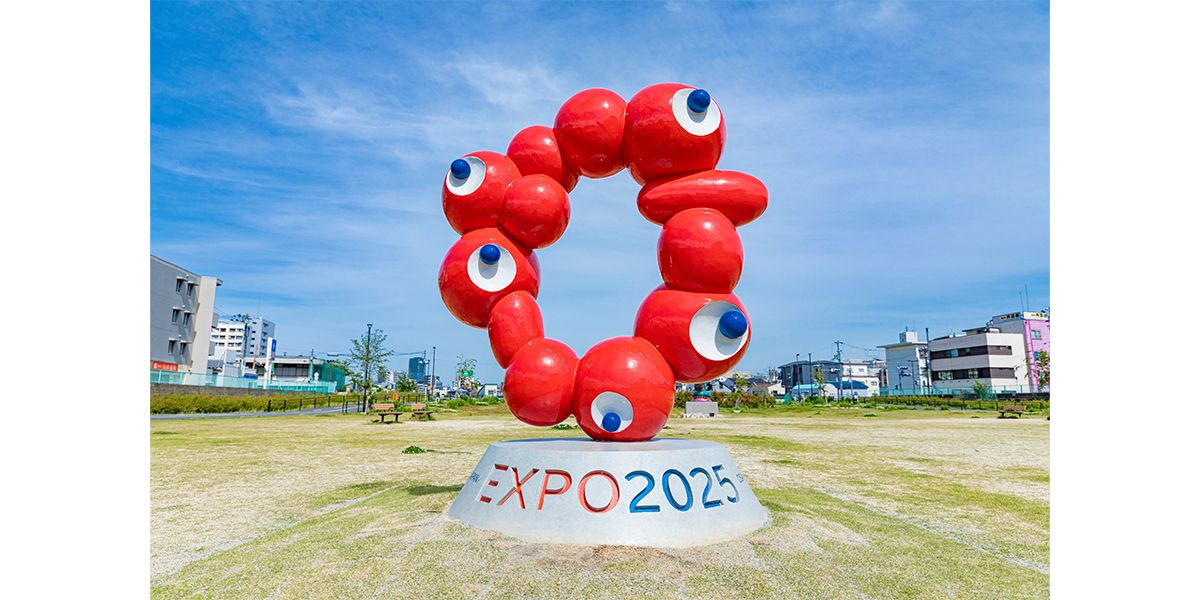『EXPO2025 公式ロゴ イメージ 3Dモニュメント CELL ART』