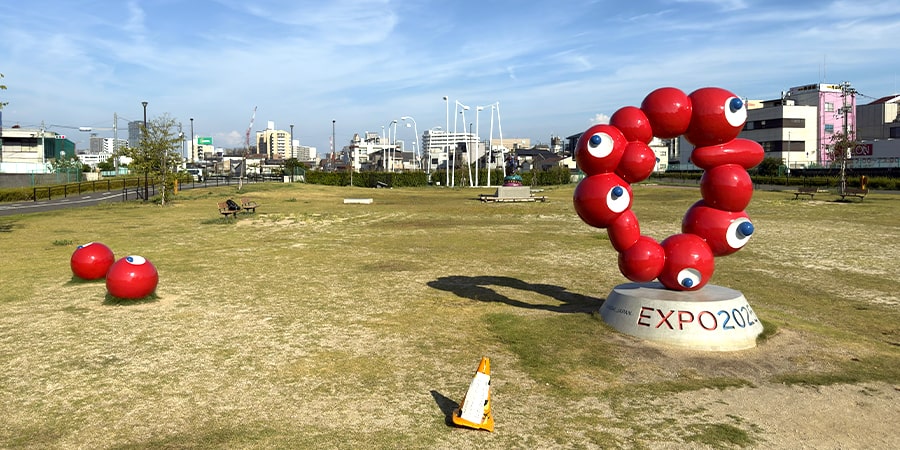 こみゃくを撮影できる大阪・此花区にある正蓮寺川公園をレポート
