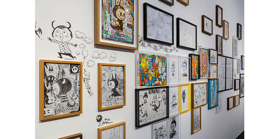 THE MONSTERS 10周年記念展 東京「MONSTERS BY MONSTERS: NOW AND THEN」会場風景