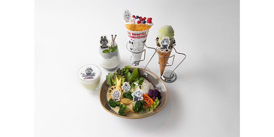 THE MONSTERS 10周年記念展 東京「MONSTERS BY MONSTERS: NOW AND THEN」コラボメニュー